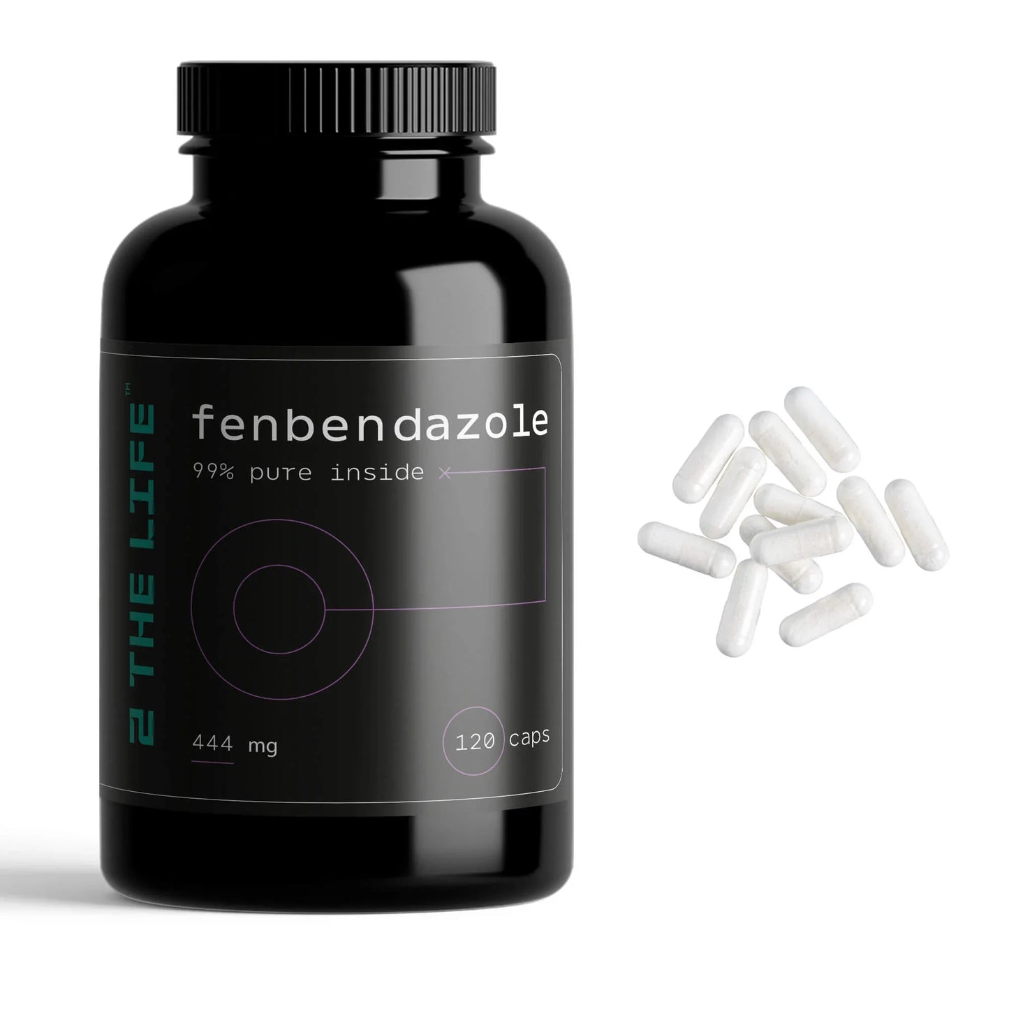 Fenbendazole 444 mg 120 ct 99% purity - 2TheLife