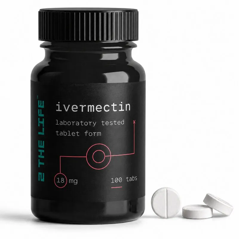 2TheLife Ivermectin 18mg high-dose tablets — 100-count bottle, maximum-strength antiparasitic for advanced wellness protocols